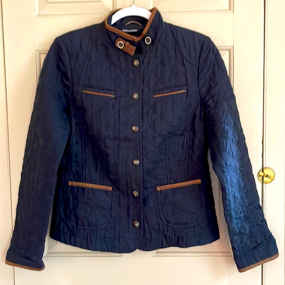 Navy quilted Schneiders jacket